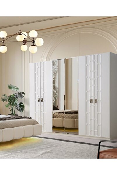 AYDINEV SİDNEY MDF 6 KAPILI DOLAP