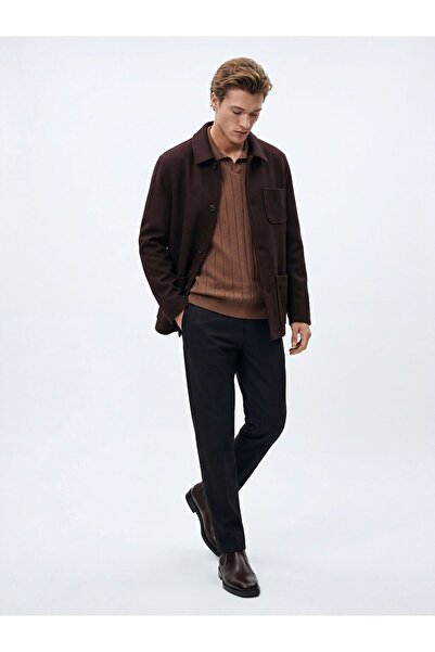 LC Waikiki Regular Fit Wool Blend Men's Coat