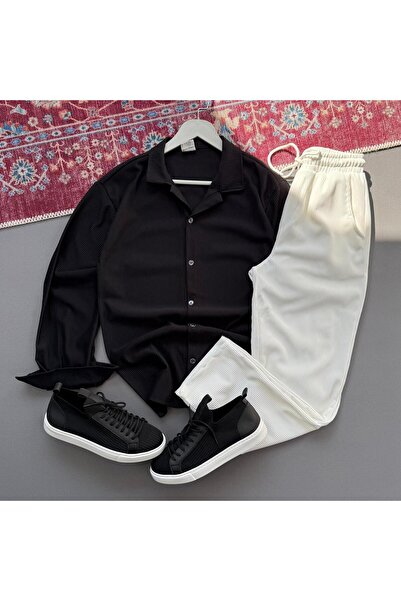 KONSEPT35 Men's Ottoman Fabric Suit with Shirt