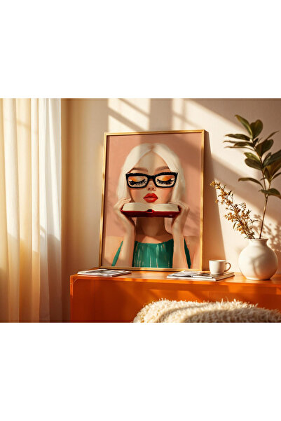 Tuba Decor Tablo dintr-o singură bucată cu rame din lemn pentru sufragerie, s...