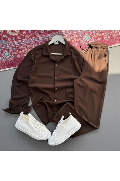 KONSEPT35 ΑΝΔΡΙΚΟ ΣΕΤ ΠΟΥΚΑΜΙΣΟΥ ΑΠΟ ΟΘΟΜΑΝΙΚΟ ΥΦΑΣΜΑ ΜΕ ΕΝΤΟΝΙΣΜΕΝΟ ΚΟΡΝΙΖΑΡ...