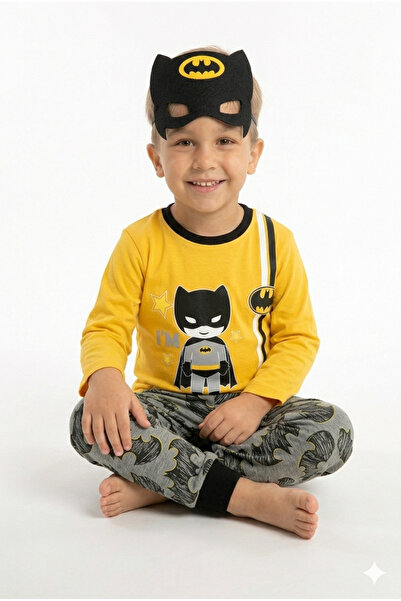 CUBBUX Set de pijamale pentru copii cu imprimeu cu personaje Set de 3 piese