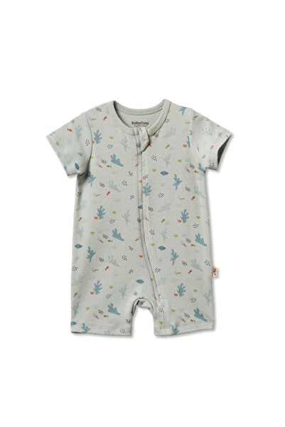 BabyCosy Organic Wear %100 Organik Pamuk,Kısa Kollu Bebek Tulum–Yazlık,Unisex...