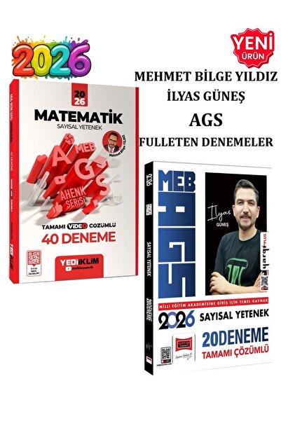 Yediiklim Yayınları 2026 MEB AGS Yediiklim Ahenk Serisi Matematik Sayısal Yet...