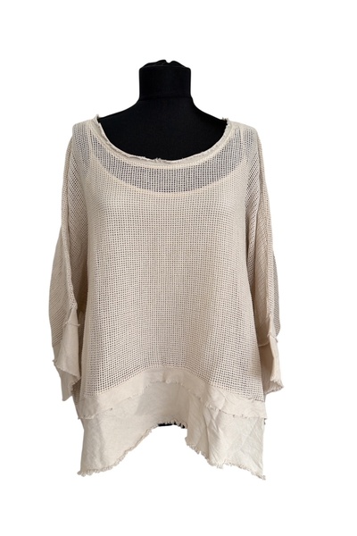 PHUTİ COLLECTION Mesh Athletic Blouse