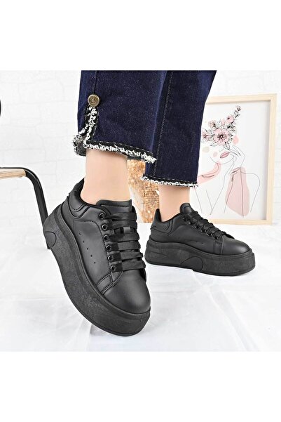 Tmall Pantofi sport pentru femei, - Piele, D1489, Negru