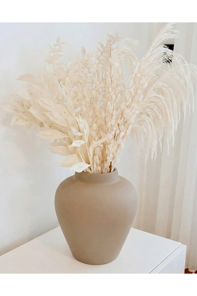 Hestia Home Κεραμικό Βάζο Τοπάτσα Πετρολίθιο