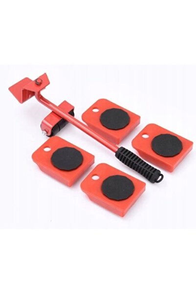 Trendily Set transport mobilă, greutate maximă suportată 150 kg, roșu/negru