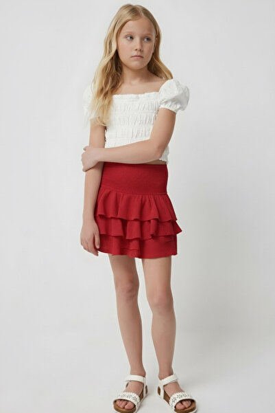 FESSHERA KİDS Fusta pentru fetiță Fusta cu volane în straturi |   Fusta pentr...