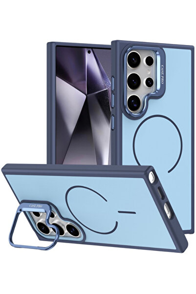 Rivor غطاء حماية فاخر متوافق مع هاتف Galaxy S24 Ultra مع حامل للكاميرا ويدعم ...