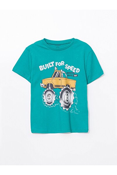 LC Waikiki Crew Neck Printed Boy's T-Shirt