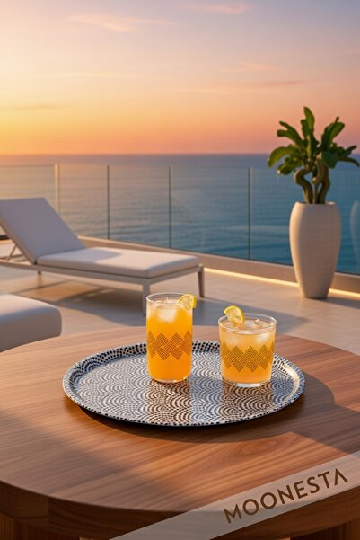 Madame Coco Rêve Bleu Baisse Round Tray