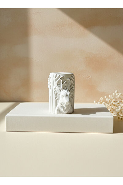 COLORMATE Geyik Figürlü Dekoratif Obje | Tealight Mumluk | Dekoratif | Hediye...