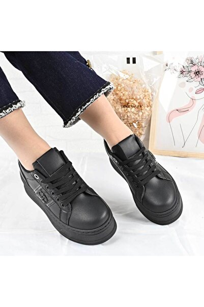 Tmall Pantofi sport pentru femei, - Piele, D1488, Negru