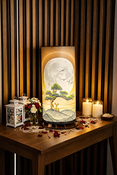 OMATEK SMART TECHNOLOGIES 🌕   Led Table Lamp with Moon and Nature View – Dec...