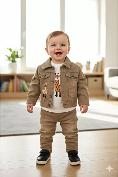 diamondstar Baby Boy 6/12/18 Months Jacket, Badi and Pants Set