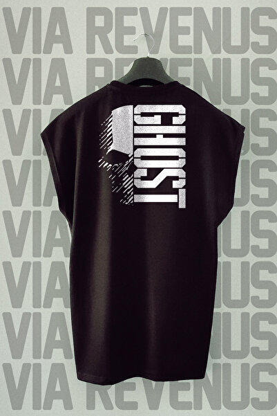 Vordevia Tricou sport Ghost Siirt cu imprimeu Zero Sleeve bumbac 100%