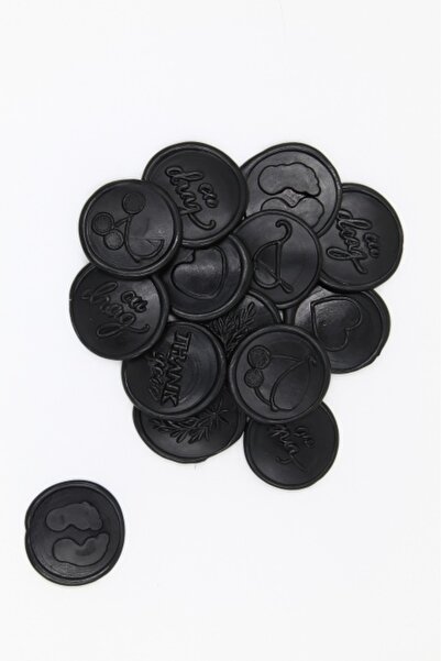 Fabricacucadouri.ro Pachet 50 Sigiliu Ceară Neagră – Autoadeziv