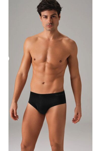 Doreanse Men's Modal / Cotton Brand Printed Basic Slip Underpants