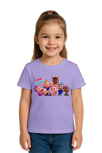 SEDİRLİ Tricou unisex Cry Babies cu imprimeu pentru copii, bumbac bucăți, bum...