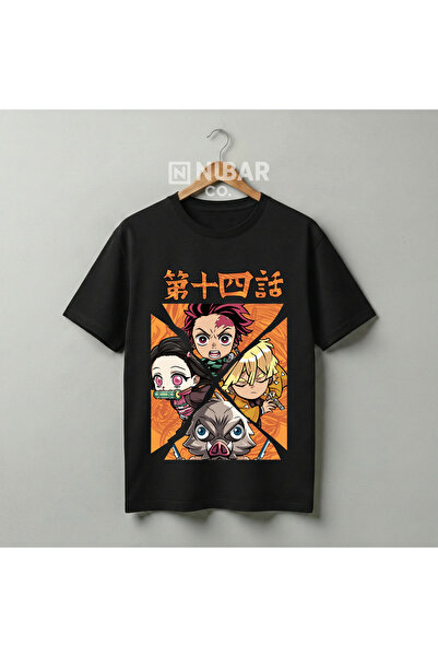 Grafftee Clothing Demon Slayer Anime Character Printed High Quality Cotton T-...