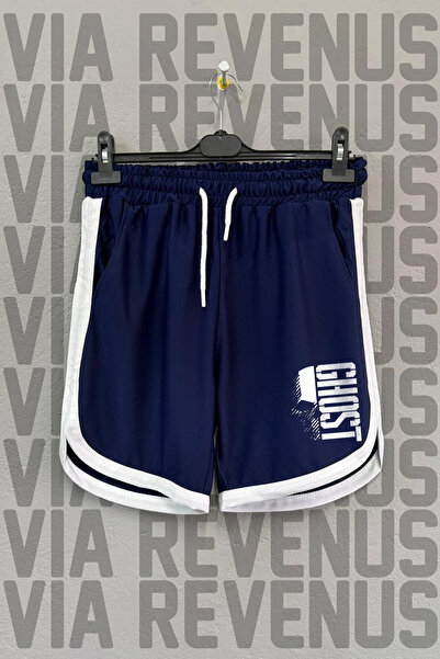 Vordevia Pantaloni scurți de antrenament din jerseu personalizat Ghost cu imp...