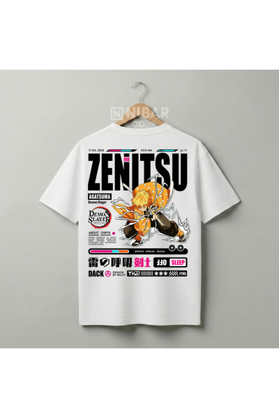 Grafftee Clothing Demon Slayer Anime Character Printed High Quality Cotton T-...