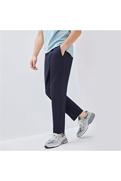 Giordano بنطلون رجالي قصير من كتان قطن بقصة ضيقة