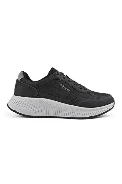Tmall Men's sports shoes, made of -friendly leather, B4060, Black