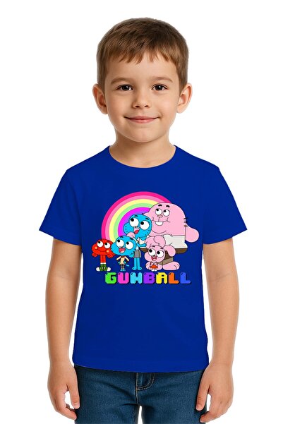 SEDİRLİ Унисекс детска тениска с принт на дъвки, изработена от памучен джърси