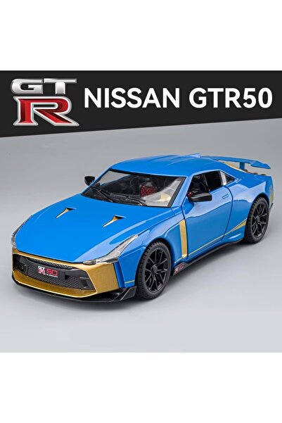 Alloy Models نيسان GT-R50 الجديدة مع أضواء صوتية ومصابيح أمامية وأبواب قابلة ...