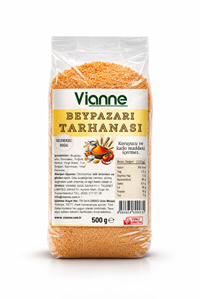 Vianne Beypazarı Tarhanası Sade 500 gr - Katkısız