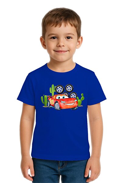 SEDİRLİ Унисекс детска тениска с принт McQueen от памучен джърси