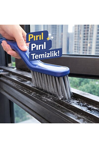 poswicon Grout and Tile Cleaning Brush with Tweezers – Bathroom Kitchen Drain...