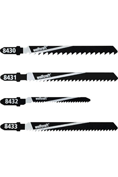 Wolfcraft Set panze pendular 10 piese, prindere T, 4 tipuri