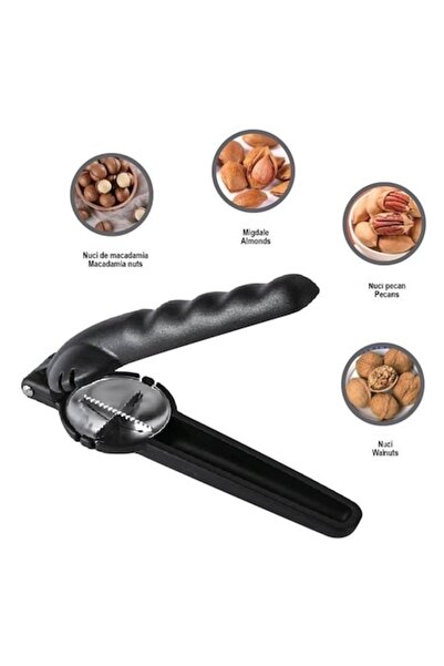 BREZIUM BREZIUM Nutcracker, Metal/Plastic, Black, comfortable handle