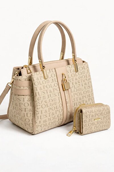 Just Polo Original Women's Hand and Shoulder Bag and Wallet Combination