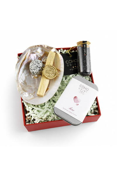 coho objet originale Coho Box Love Pearl Tütsülük ve Tütsü Hediye Seti