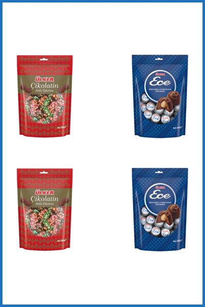 Ülker ECE ve ÇİKOLATİN İkramlık Özel Set - 350 gram - 2'şer Adet