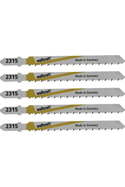 Wolfcraft Pendulum saw blade set 100/75 mm for terrace wood, 5 pcs