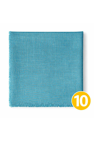 mim eşarp Enba Flame Fabric %100 Cotton – Breathable Natural Fabric 10 Pieces