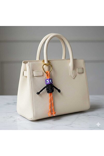 moonparacord تميمة نازار مرصّع بالخرز سلسلة مفاتيح حقيبة