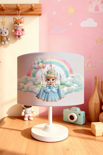 EVPANYA عاكس الضوء الملون لغرفة الأطفال من سلسلة World of Fairy Tales منقوش