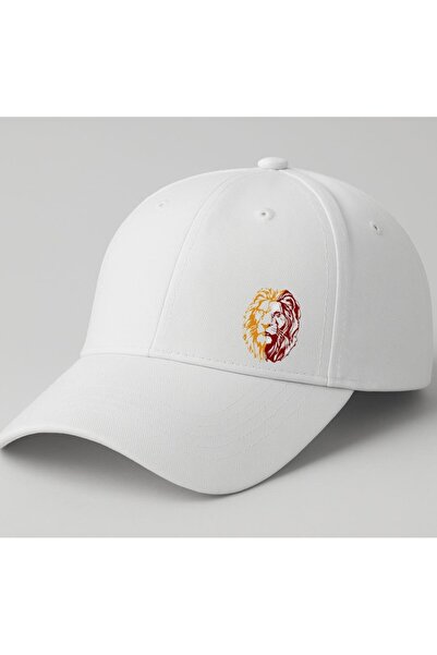 patasarım Aslan Minimum Printed Yellow Red Hats