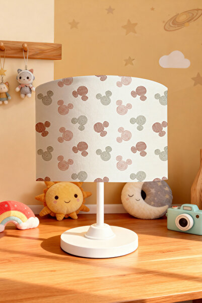 EVPANYA Polka Dot Mice Patterned Children's Room Lampshade