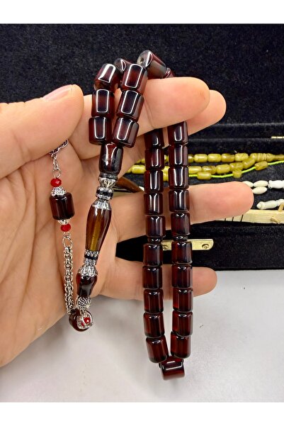 İskenderun Tesbihcilik سبحة خرز العنبر المصنوعة يدويًا من نوع ناكاش إيمامي في...