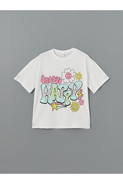 LC Waikiki Top de pijama pentru fete Özmarka, nou sezon, cu decolteu tip crew...