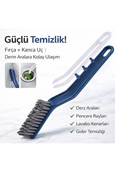 poswicon Bathroom and Kitchen Grout Brush Extractor – Groove and Drain Cleaner