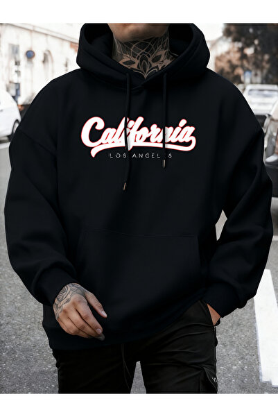 Tarzsokak طباعة حروف كاليفورنيا لوس أنجلوس للخريف، ملابس غير رسمية بغطاء رأس ...