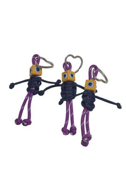 moonparacord Nazar Beaded Keychain Bag Charm